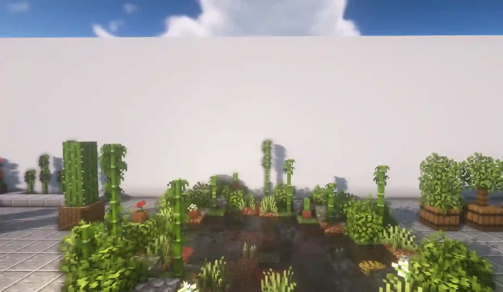 Garden and Decoration Items in Minecraft