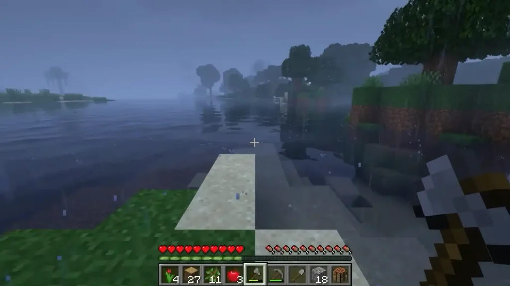Rain Weather in Minecraft