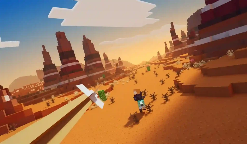 Mounts and Desert in Minecraft